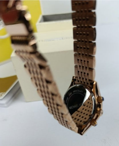 Michael Kors MK5775 Rose Gold MK Watch Black