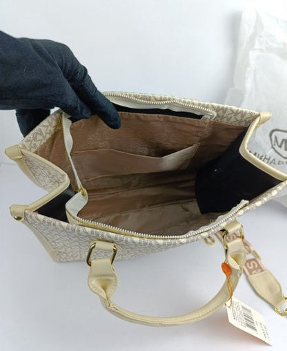 Michael Kors Tote Handbags Off-White