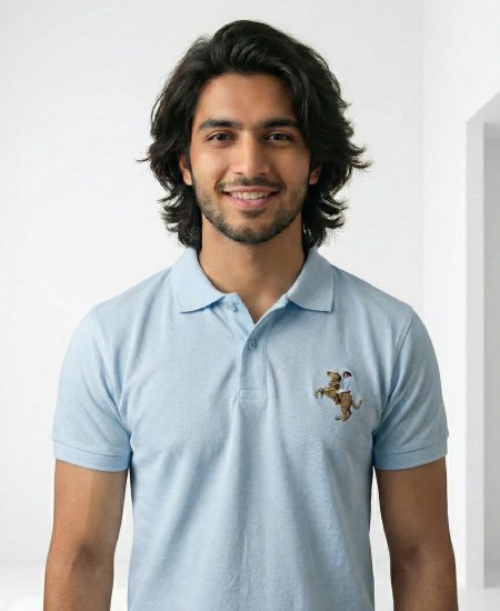 Napoleon Giordano Polo Shirt Ice Blue