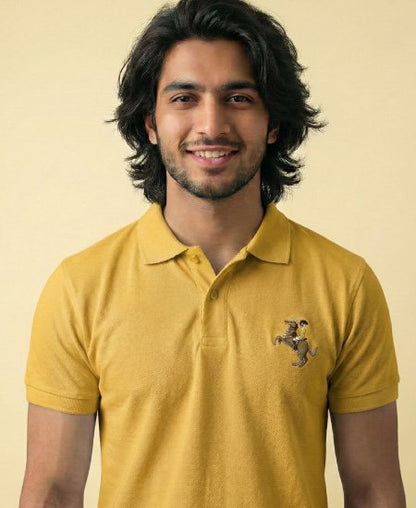 Napoleon Giordano Polo Shirt Mustard
