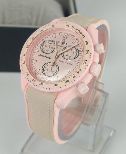 Omega Speed Master Ultra-Light MISSION TO VENUS Rubber Stap Watch
