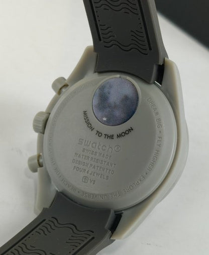 Omega Speed master Ultra Light MISSION TO THE MOON Rubber Stap Watch