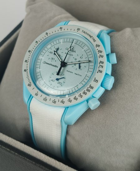 Omega Speed master Ultra Light MISSION TO URANUS Rubber Stap Watch