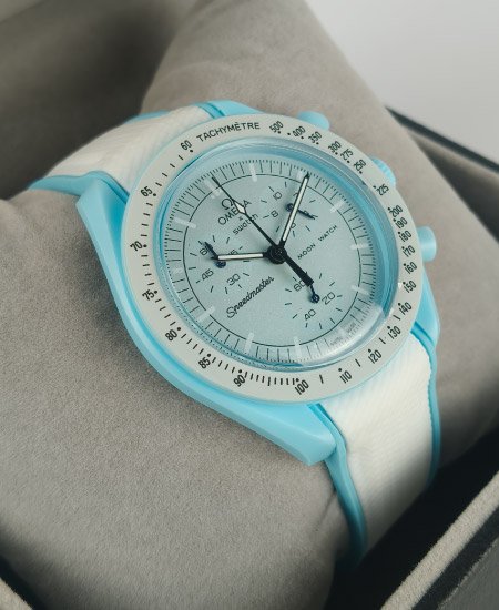 Omega Speed master Ultra Light MISSION TO URANUS Rubber Stap Watch