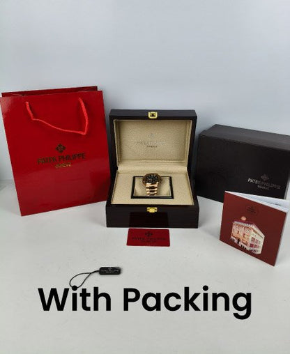 PATEK PHILIPPE Watch 5740-1G Nautilus Black Dial Rose Gold