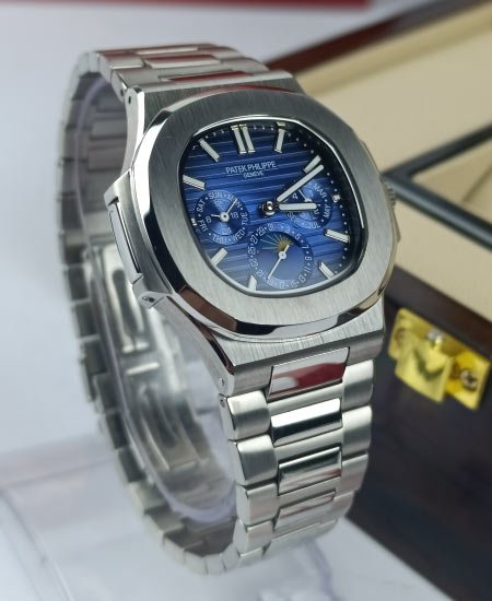 PATEK PHILIPPE Watch 5740/1G Nautilus Blue Dial