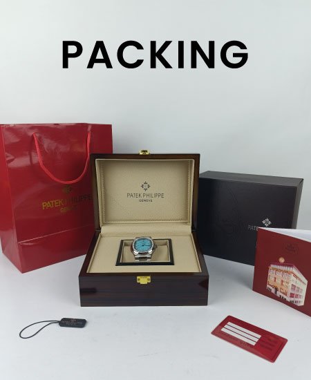 PATEK PHILIPPE Watch NAUTILUS DIMONDS TIFFANY & Co Blue Dial Limited Edition Watch