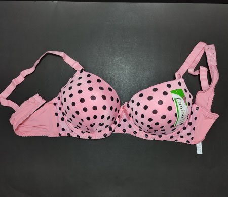 Pink Polka Dot Bra 42