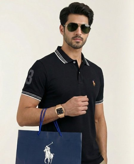 Polo Ralph Lauren Black Polo Shirt