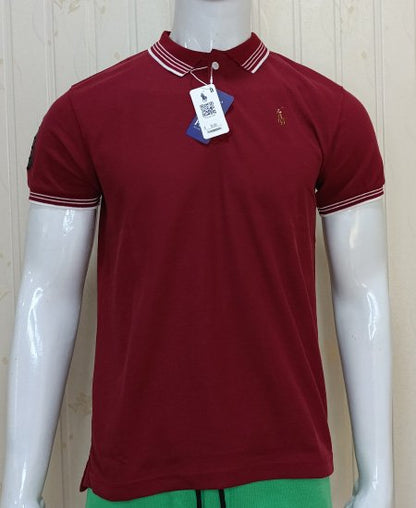 Polo Ralph Lauren Polo Shirts Mehroon Small Logo