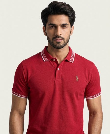Polo Ralph Lauren Polo Shirts Mehroon Small Logo
