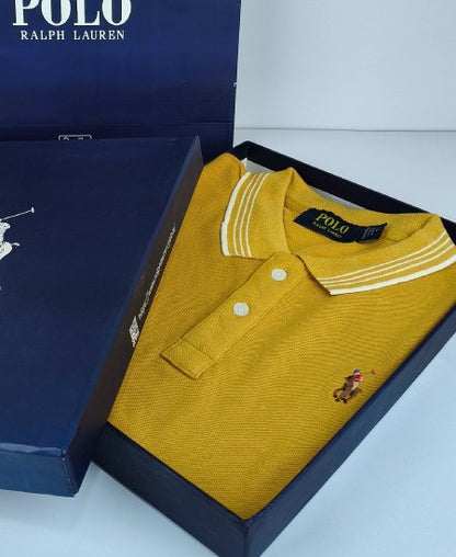 Polo Ralph Lauren Polo Shirts Mustard Small Logo