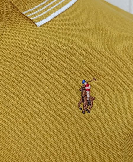 Polo Ralph Lauren Polo Shirts Mustard Small Logo