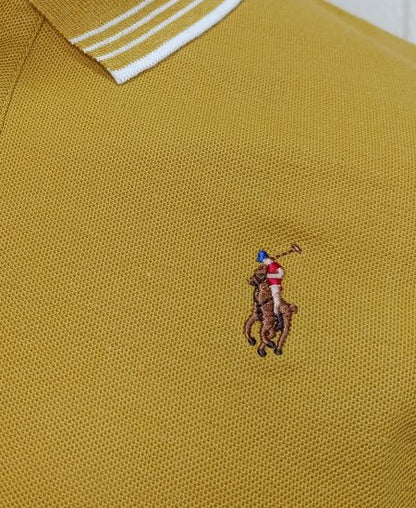 Polo Ralph Lauren Polo Shirts Mustard Small Logo