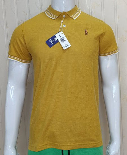 Polo Ralph Lauren Polo Shirts Mustard Small Logo