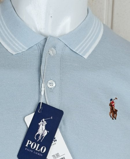 Polo Ralph Lauren Polo Shirts Ice Blue