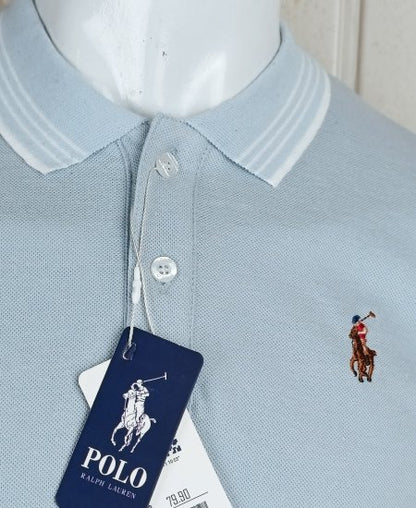 Polo Ralph Lauren Polo Shirts Ice Blue