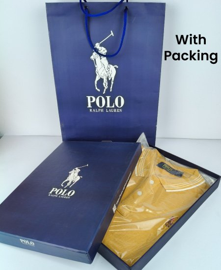Polo Ralph Lauren Polo Shirts Mustard Small Logo
