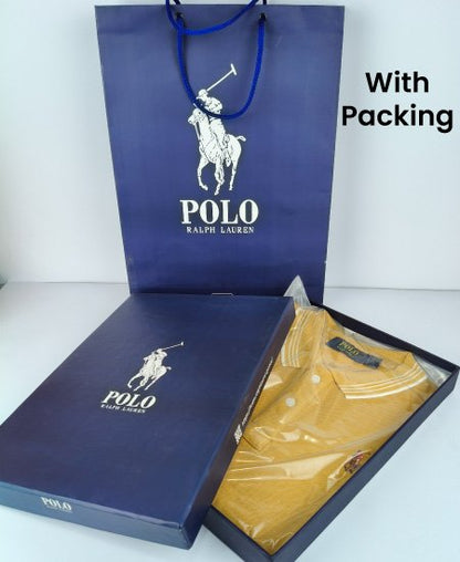 Polo Ralph Lauren Polo Shirts Mustard Small Logo