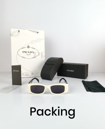Prada Sunglasses Black and White