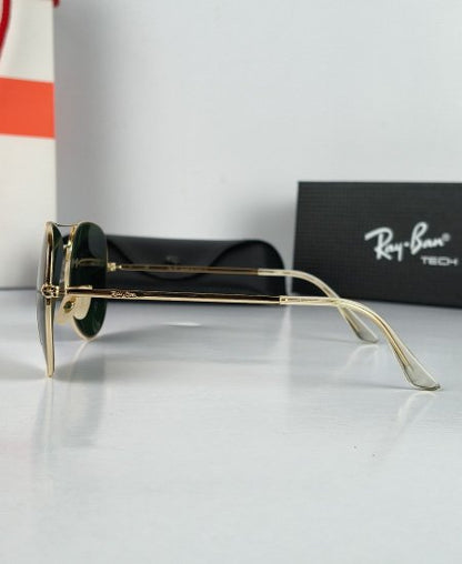 Ray Ban Golden Aviator Sunglasses USA