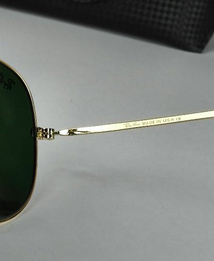 Ray Ban Golden Aviator Sunglasses USA