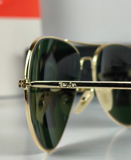 Ray Ban Golden Aviator Sunglasses USA