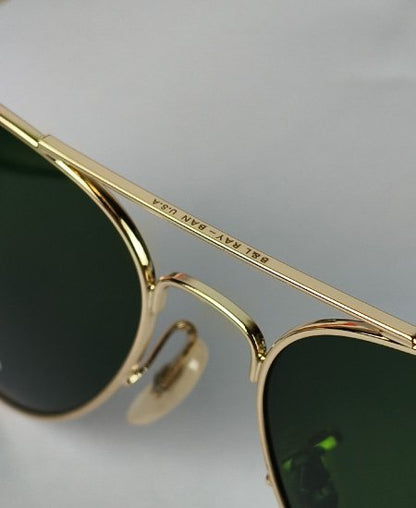 Ray Ban Golden Aviator Sunglasses USA