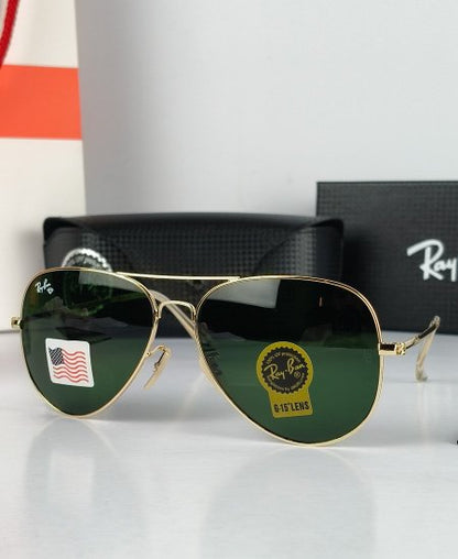 Ray Ban Golden Aviator Sunglasses USA