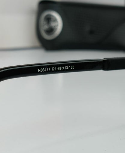 Ray Ban Sunglasses Black Modern Aviator
