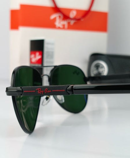 Ray Ban Sunglasses Black Modern Aviator