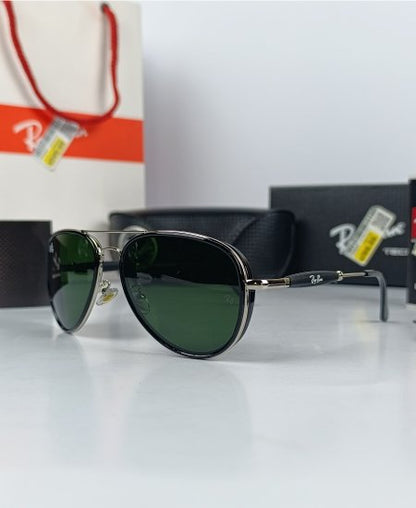 Ray Ban Sunglasses Ultimate Aviator Silver RB2159