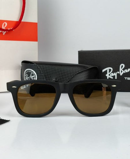 Ray-Ban Wayfarer Sunglasses Brown Polarized RB2140