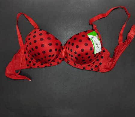 Red Polka Dot Bra 42