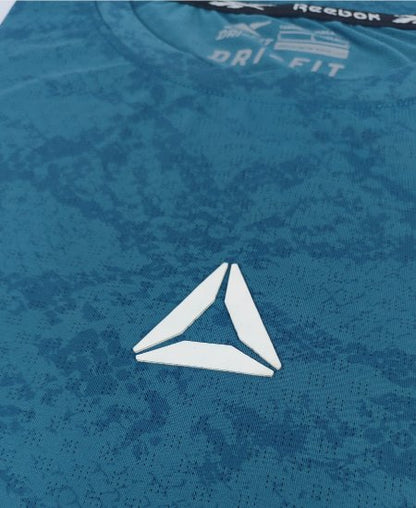 Reebok Dri Fit T-Shirts Camo Blue