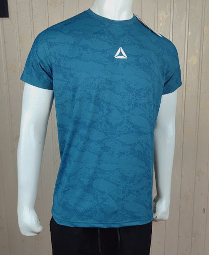 Reebok Dri Fit T-Shirts Camo Blue