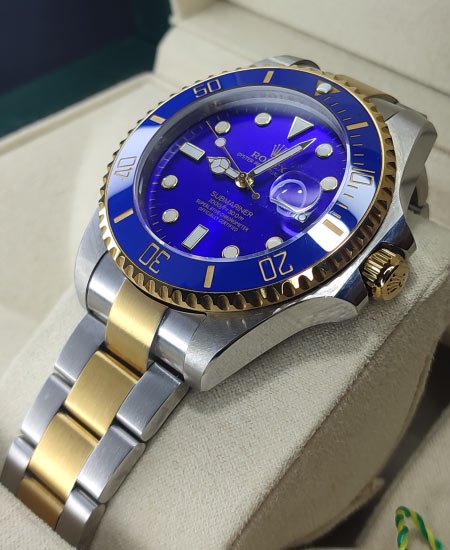 Rolex watch Submariner Date Steel & Yellow Gold 126613LB Blue Dial Watch