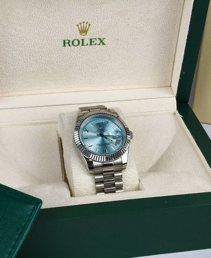 Rolex Day-Date Ice Blue Roman Dial m228236-0012