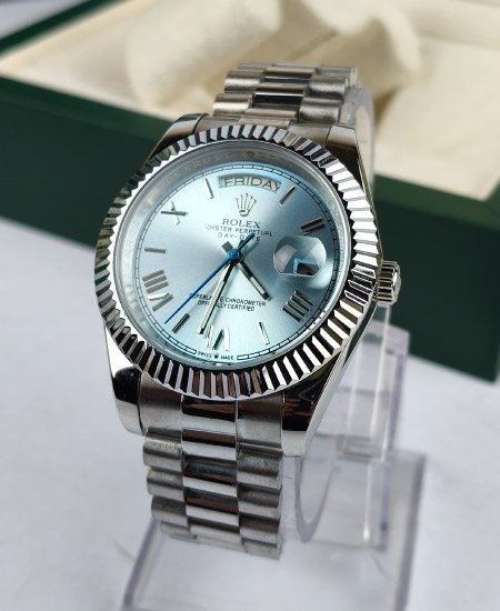 Rolex Day-Date Ice Blue Roman Dial m228236-0012
