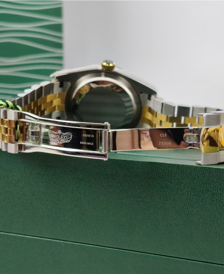 Rolex Just Date Black Dial 2 Tone RF16233