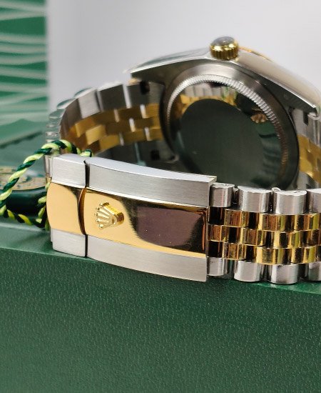 Rolex Just Date Black Dial 2 Tone RF16233