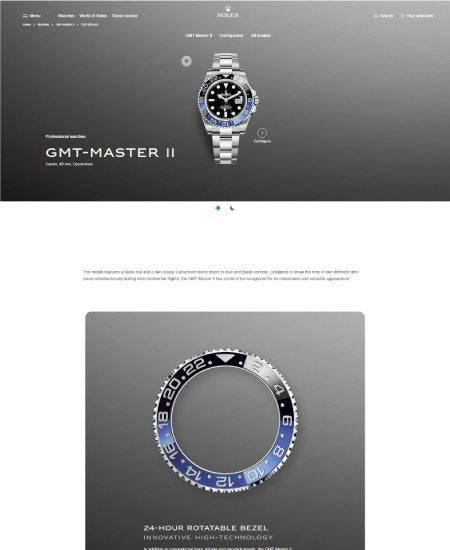 Rolex watch GMT Master II M126710blnr Men's Watch