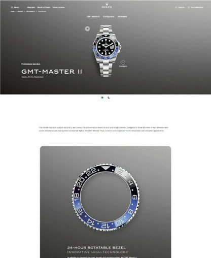 Rolex watch GMT Master II M126710blnr Men's Watch