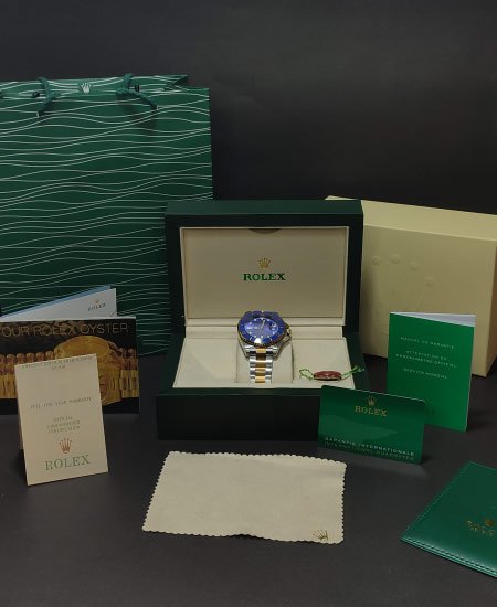 Rolex watch Submariner Date Steel & Yellow Gold 126613LB Blue Dial Watch