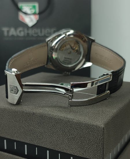 Tag Heuer Carrera Calibre 5 Black Leather Strap WAR201C.FC6266