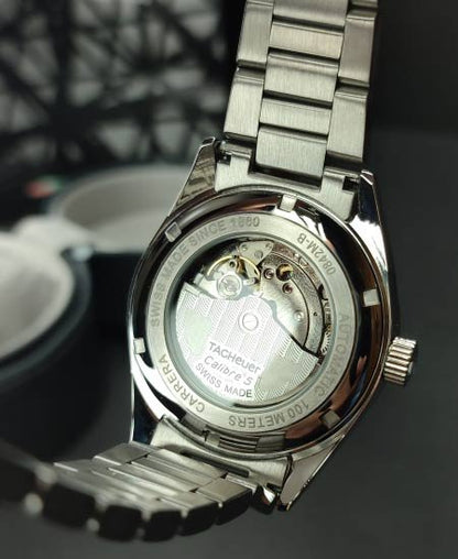 TAG Heuer watch Carrera Calibre 5 Black Dail Two Tune