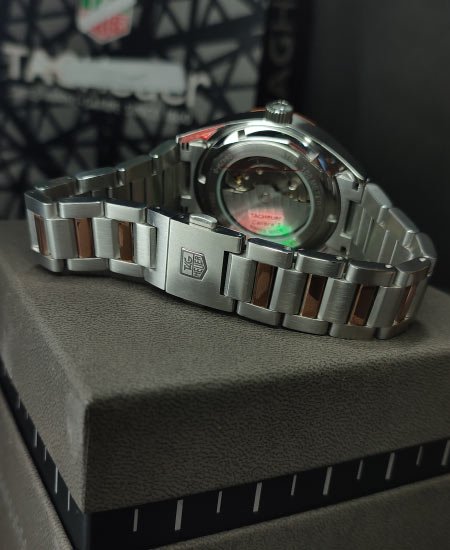 TAG Heuer watch Carrera Calibre 5 Black Dail Two Tune