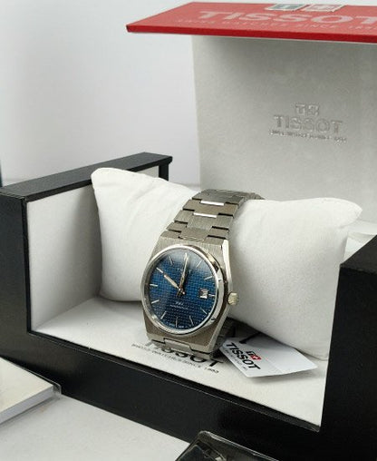 Tissot PRX Titanium Blue 38mm T137.807.44.041.00 Automatic Watch