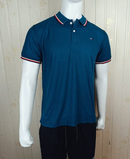 Tommy Hilfiger Polo Shirts Ocean Blue