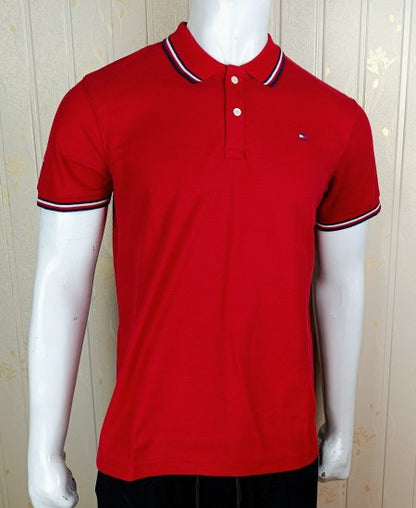 Tommy Hilfiger Red Polo Shirts